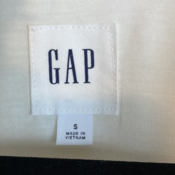 New Gap Off-White Contrast Piping Long Sleeve Soft  Sherpa Jacket Size S - Picture 5 of 9